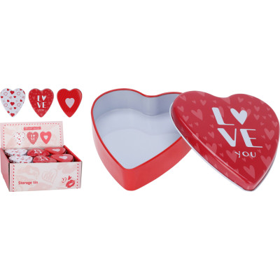 Scatola a Cuore in Latta