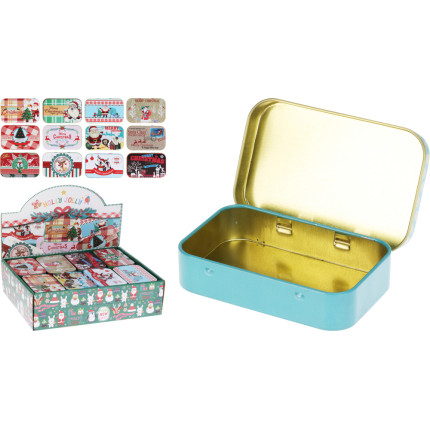 Scatolina Fantasia Natalizia in Latta Scatolina Fantasia Natalizia in Latta