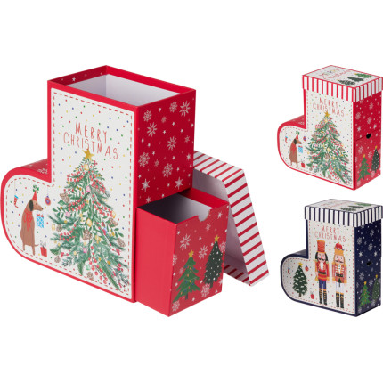 Scatola Calza Natalizia Scatola Calza Natalizia