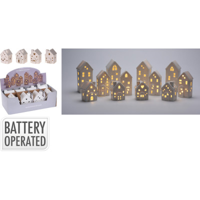 Casetta in Porcellana con Led