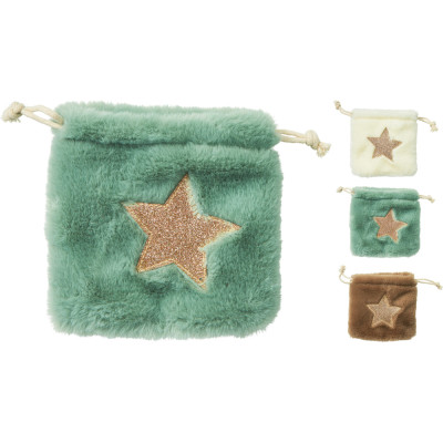 Pochette di Pelo con Stella 14cm