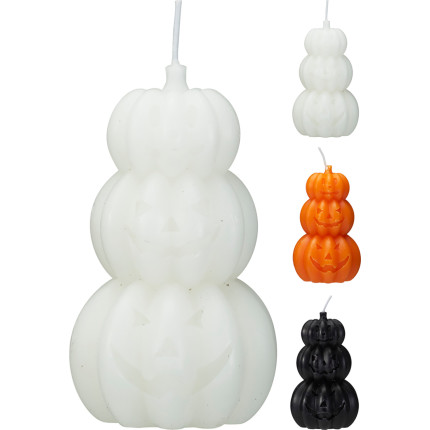 Candela Tre Zucche 12cm