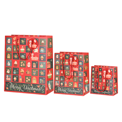 Shopper Advent con Cordino in Cotone