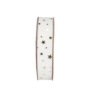 Nastro Velluto Stelle Oro 2