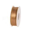 Nastro doppio raso bordo oro