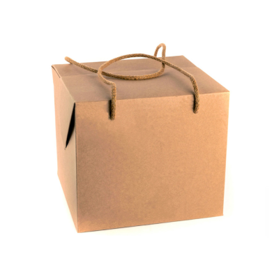 Scatole per Panettone Avana con Cordini 1KG