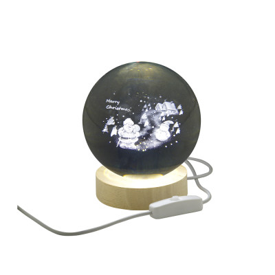 Sfera Luminosa Slitta con Renne 2
