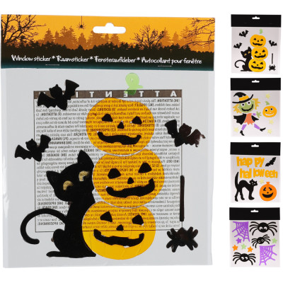 Stickers Gel Halloween - Decorazione da Vetro Halloween