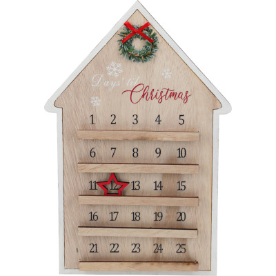 Calendario dell'Avvento Casetta in Legno