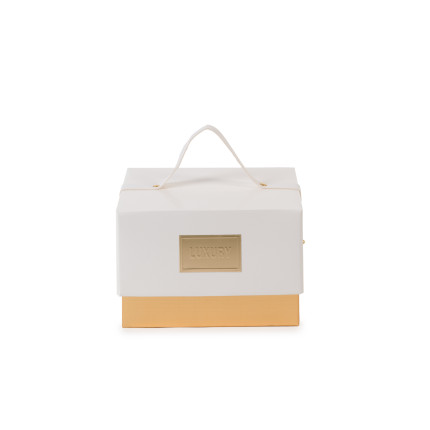 Scatola Lusso Lingot Bicolor con Manico Bianca Scatola Lusso Lingot Bicolor con Manico Bianca