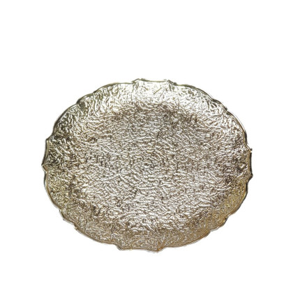 Piatto Oro Lavorato 33cm