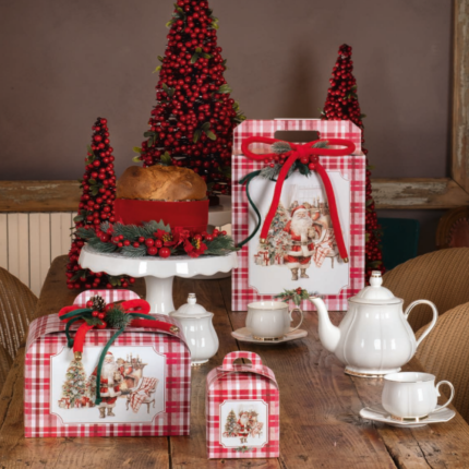 Scatole Portapanettone con Manico 1Kg Scatole Portapanettone con Manico 1Kg