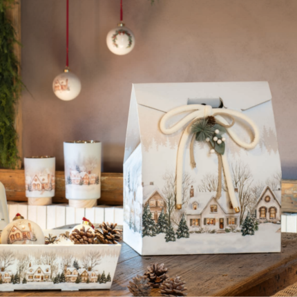 Baulotto porta panettone e Bottiglia Baulotto porta panettone e Bottiglia