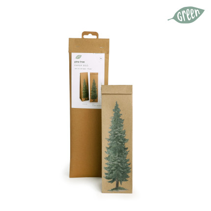 Paper Bag Pino per Una Bottiglia di Vino