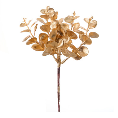 Ramo di Eucalipto Oro 20cm
