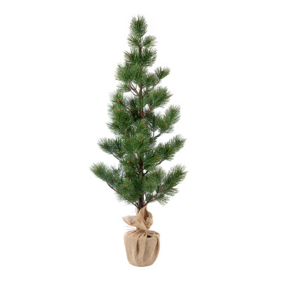 Pino con Base Sacco in Juta 120cm