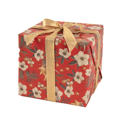 Fogli Carta Velina White Christmas Rosso