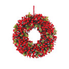 Coroncina Natalizia con Bacche Rosse Coroncina Natalizia con Bacche Rosse