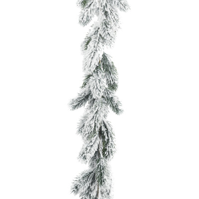 Festone Pino Nordmann Innevato 170cm