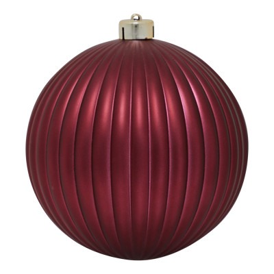 Pallina di Natale Opaca Plissé 15cm 2