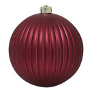 Pallina di Natale Opaca Plissé 15cm