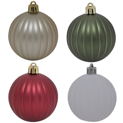 Pallina di Natale Opaca Plissé 15cm