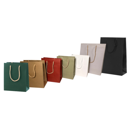 Sacchetti in Carta Kraft con Maniglia in Cotone