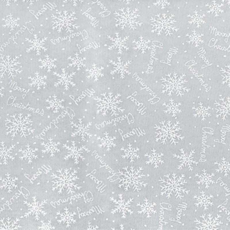 Tondi Fiocchi di Neve in TNT Argento