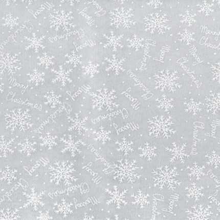 Tondi Fiocchi di Neve in TNT Argento