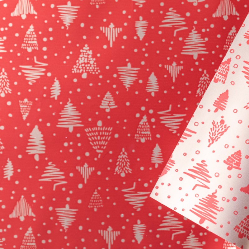 Tondi Alberelli Rosso Oro in Polipropilene (10 Pezzi)