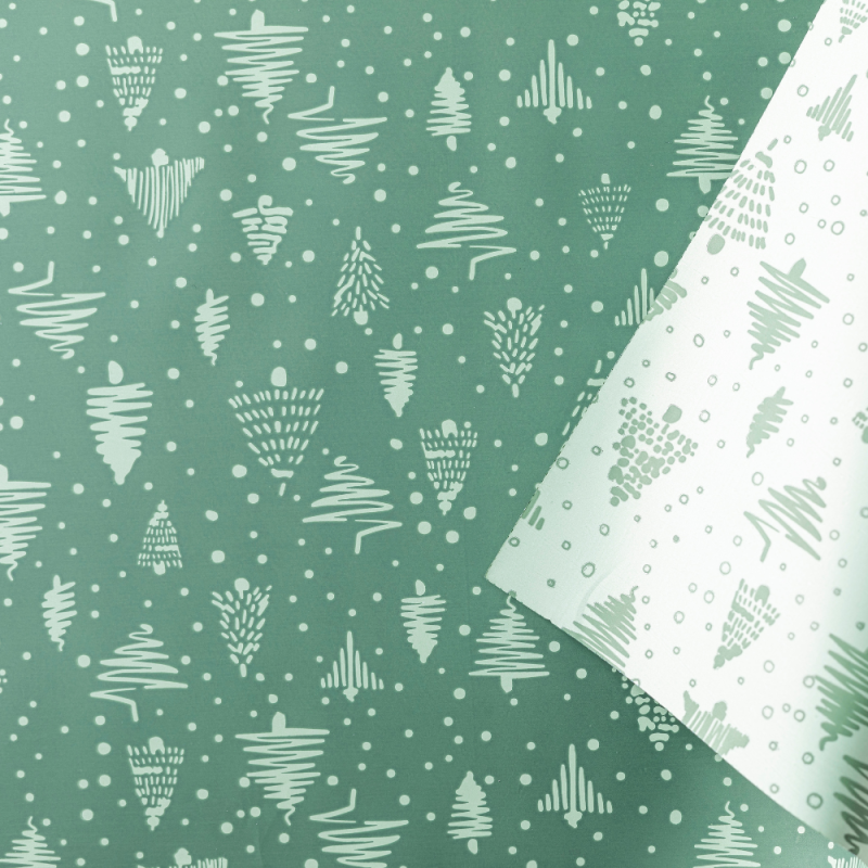 Tondi Alberelli Verde in Polipropilene (10 Pezzi)