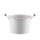 Secchiello in Metallo Bianco