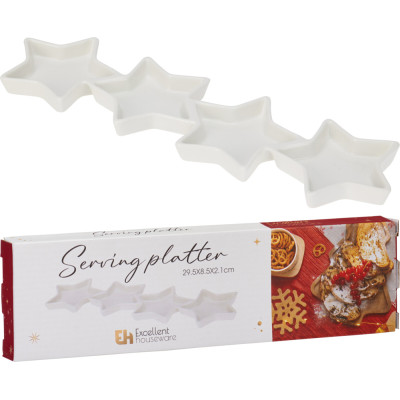 Piatto da Aperitivo Bianco 4 Stelle