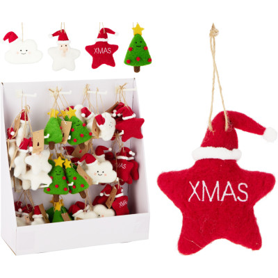 Pendente di Peluche per Albero di Natale
