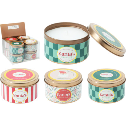 Barattolo di Latta Colorato con Candela Barattolo di Latta Colorato con Candela