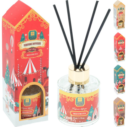 Diffusore Natalizio in Vetro con Confezione Regalo 50ML Diffusore Natalizio in Vetro con Confezione Regalo 50ML