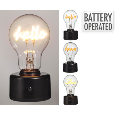 Lampada da Tavolo Led a Forma di Lampadina