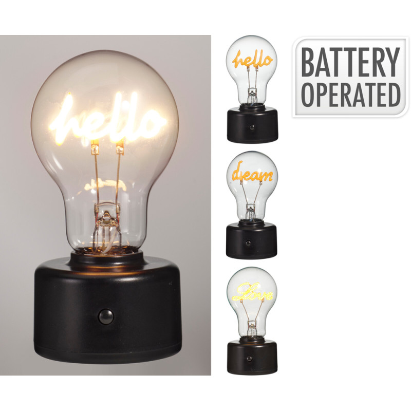 Lampada da Tavolo Led a Forma di Lampadina
