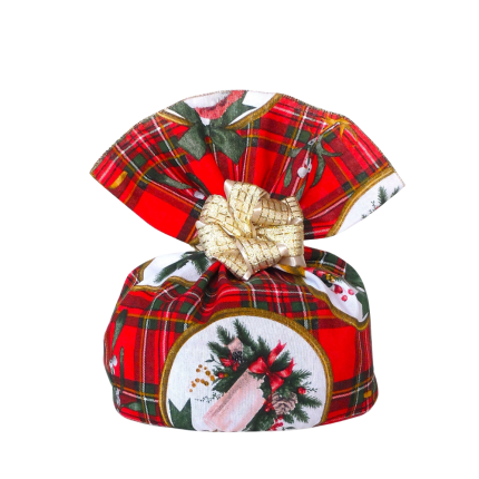 Sacco Portapanettone Tilda in Tessuto Scozzese