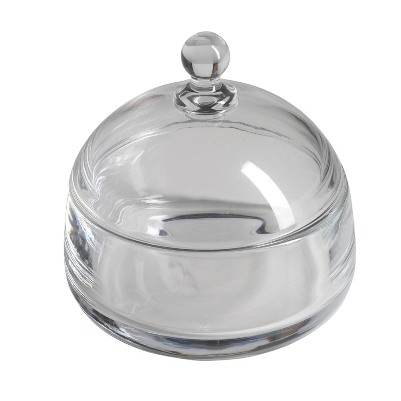 Potiche in Vetro con Coperchio Grande