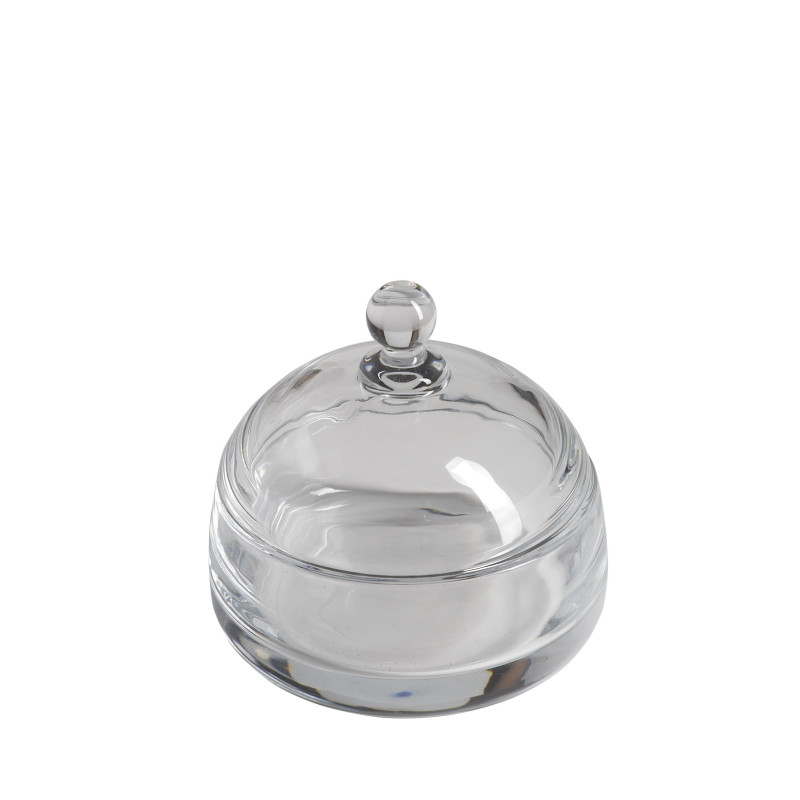 Potiche in Vetro con Coperchio Piccola
