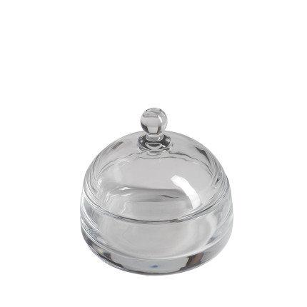 Potiche in Vetro con Coperchio Piccola Potiche in Vetro con Coperchio Piccola