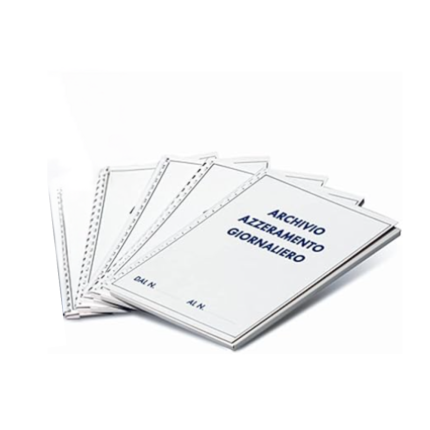 Cartella per Azzeramenti Giornalieri 80mm Cartella per Azzeramenti Giornalieri 80mm