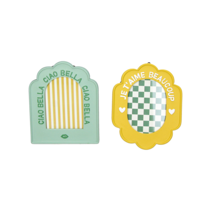 Cornice color pastello in poliresina 6x9cm