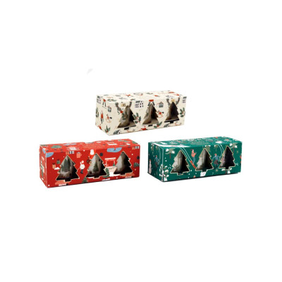 Candele Natalizie con Confezione Regalo (3 Pezzi)