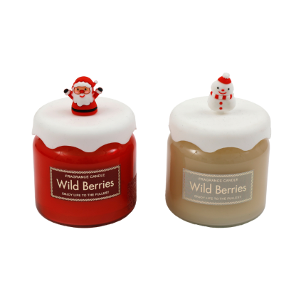 Barattolo Candela Natalizia