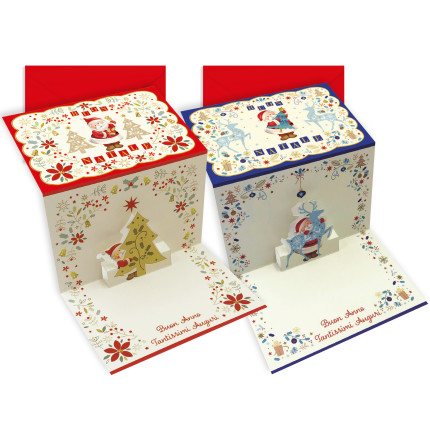 Biglietto Babbo Natale Pop Up Biglietto Babbo Natale Pop Up