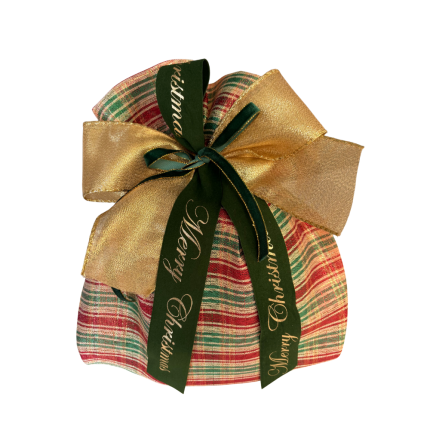 Sacco Portapanettone in Tessuto Scozzese (5 Pezzi) Sacco Portapanettone in Tessuto Scozzese (5 Pezzi)