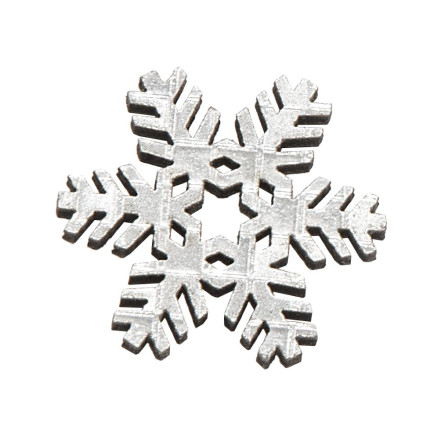 Fiocchi di Neve in Legno Sbiancato (36 Pezzi) Fiocchi di Neve in Legno Sbiancato (36 Pezzi)