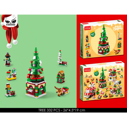 Costruzione Albero di Natale (332 Pezzi) Costruzione Albero di Natale (332 Pezzi)